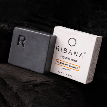 RiBANA Activated Carbon Soap - 95gm